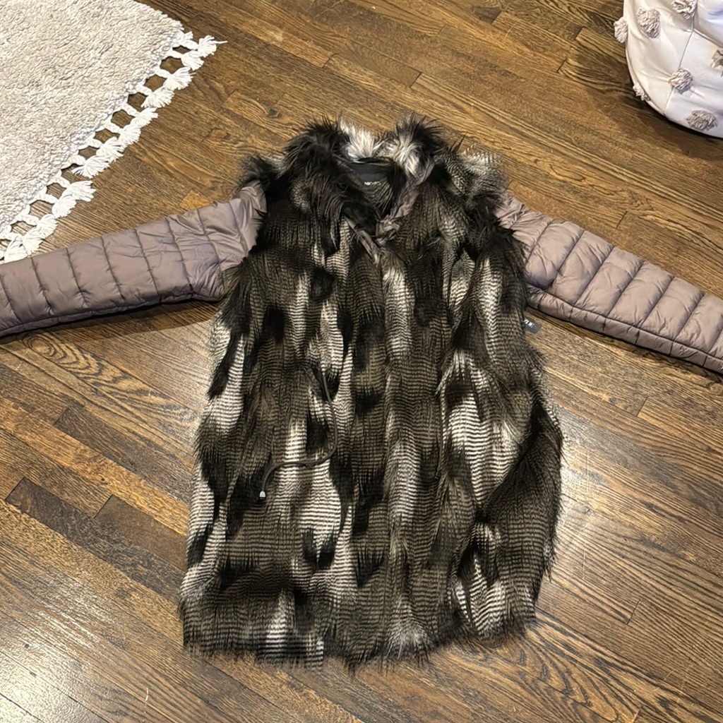 Nwt Nic & Zoe Faux Fur Winter Coat